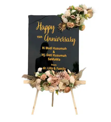 Papan Bunga Akrilik Beketel