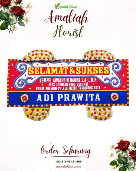 Papan Bunga Ucapan Selamat Beketel